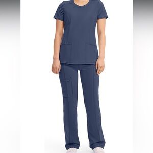 Women's Navy Scrub Set